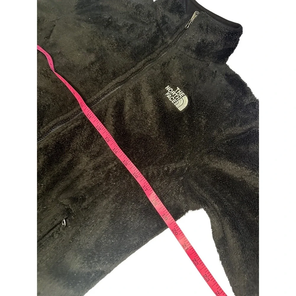 The North Face Osito Full Zip Fleece Jacket Women's S Soft Fuzzy Black - Picture 8 of 9
